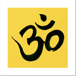 Spiritual Om Symbol Classic Retro Aum Posters and Art